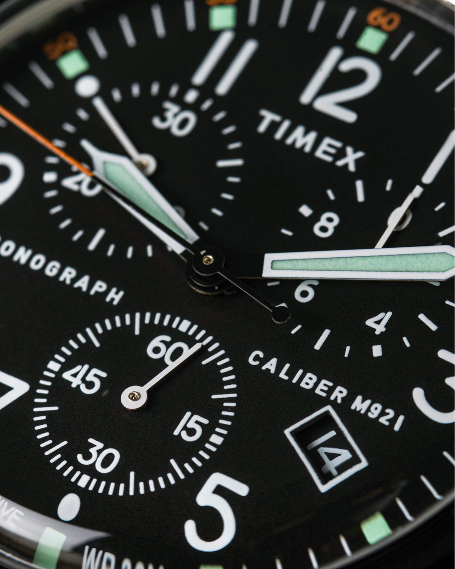 Herre | Timex MK1 Aluminum Chrono 40 Military Weave Black | Timex | MK1 Aluminum Chrono 40 Military Weave Black