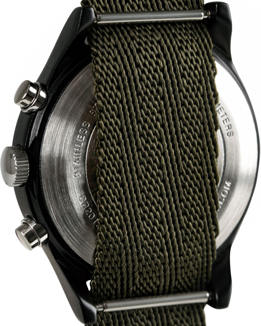 Herre | Timex MK1 Aluminum Chrono 40 Military Weave Black | Timex | MK1 Aluminum Chrono 40 Military Weave Black