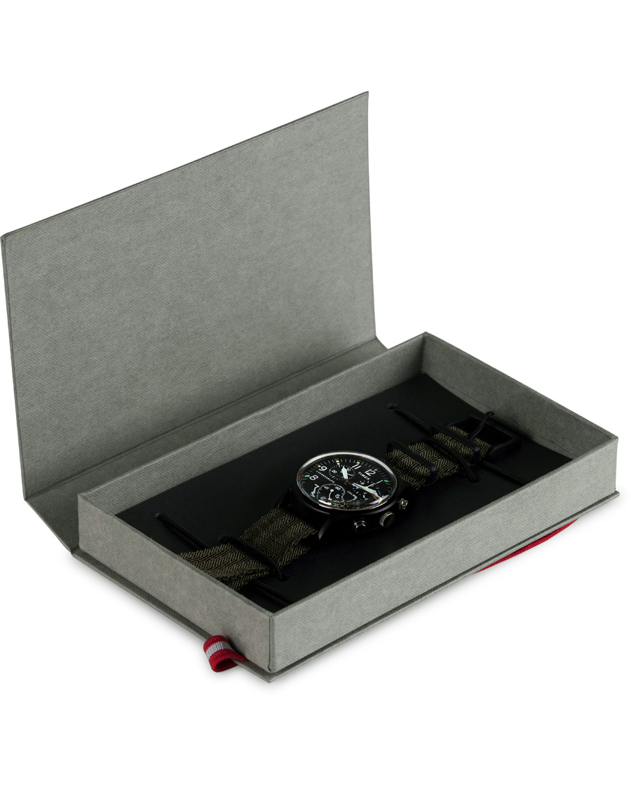 Herre | Timex MK1 Aluminum Chrono 40 Military Weave Black | Timex | MK1 Aluminum Chrono 40 Military Weave Black