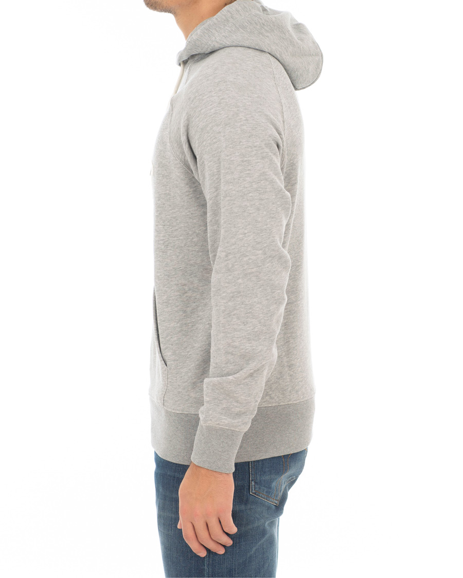 Herre | Gensere | GANT | Logo Hoodie Grey Melange