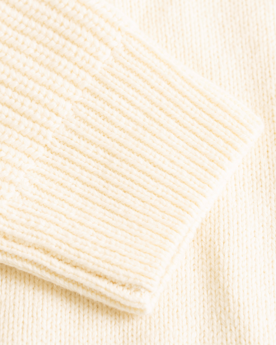 Herre | Gensere | GANT | Aran Knitted Rollneck Cream