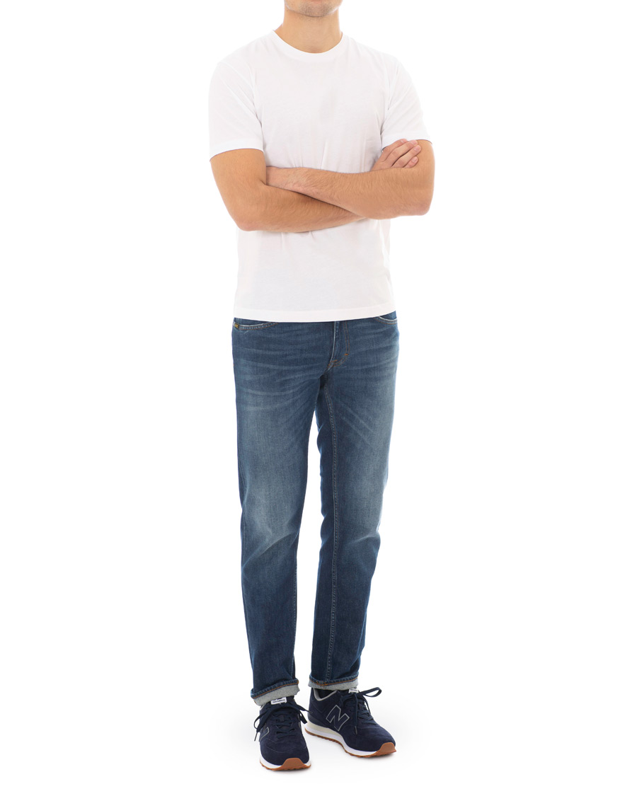 Herre | T-Shirts | Sunspel | Riviera Organic Tee White