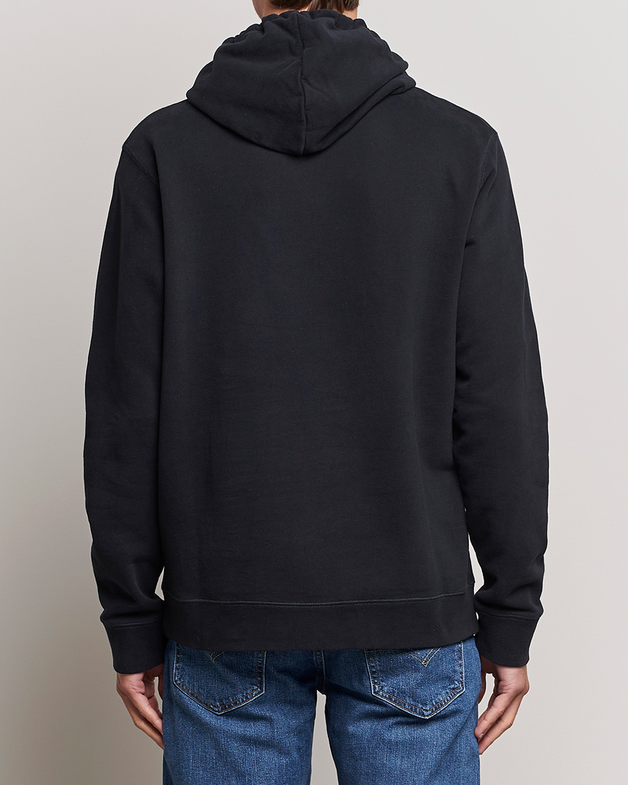 Herre | Gensere | Sunspel | Loopback Hoodie Black