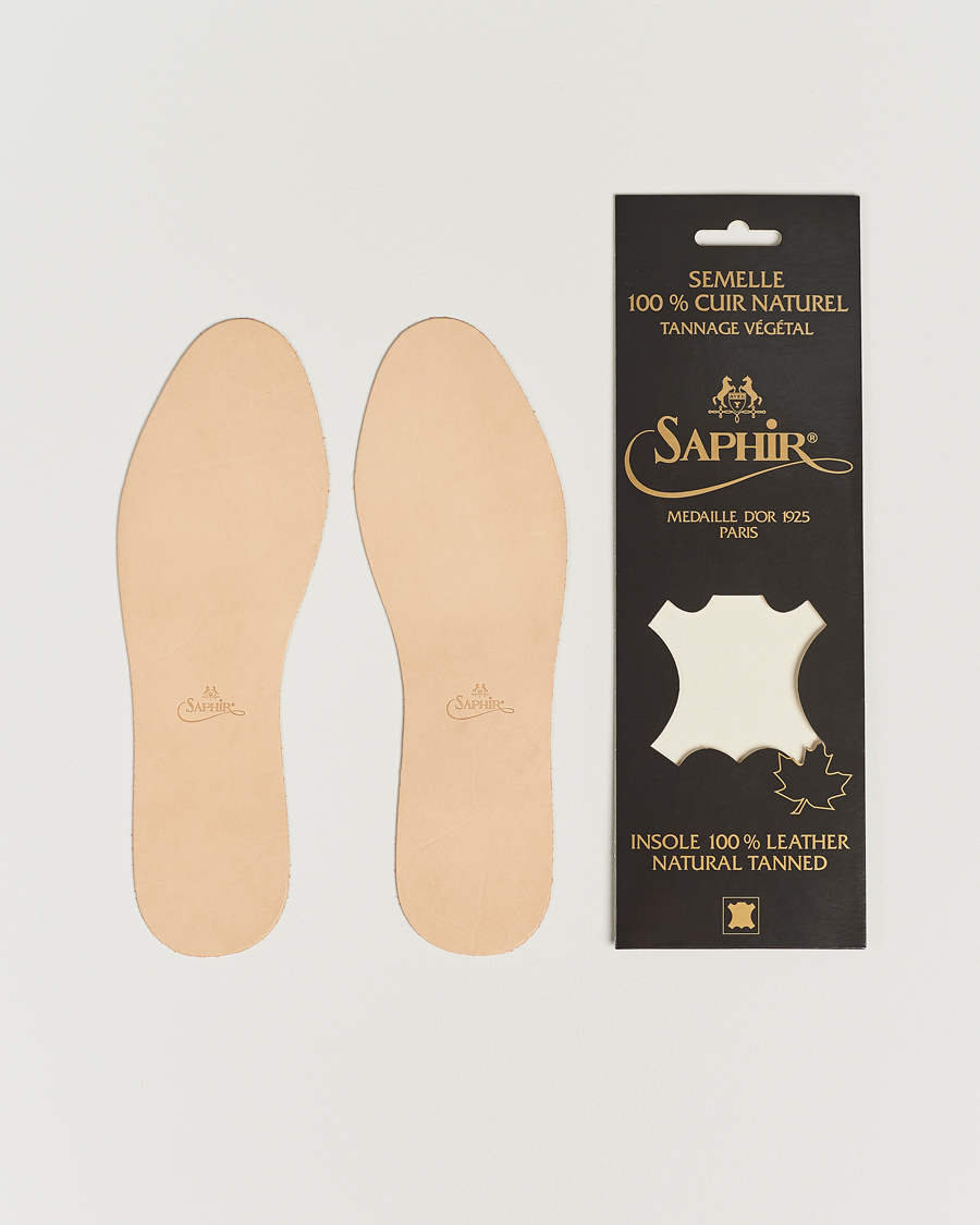 Herre | Skopleie | Saphir Medaille d'Or | Round Leather Insoles