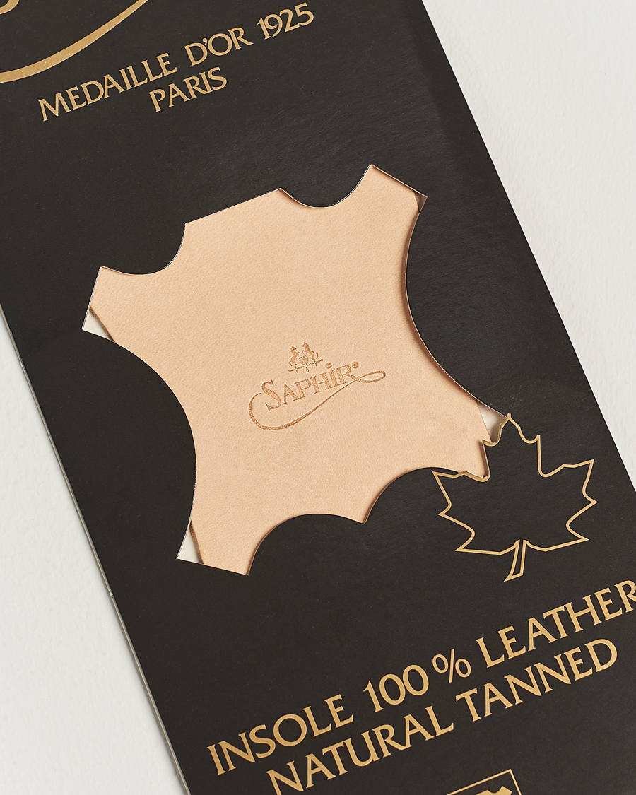 Herre | Skopleie | Saphir Medaille d'Or | Round Leather Insoles