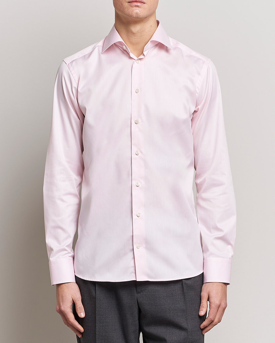 Herre | Skjorter | Eton | Slim Fit Signature Twill Shirt Pink