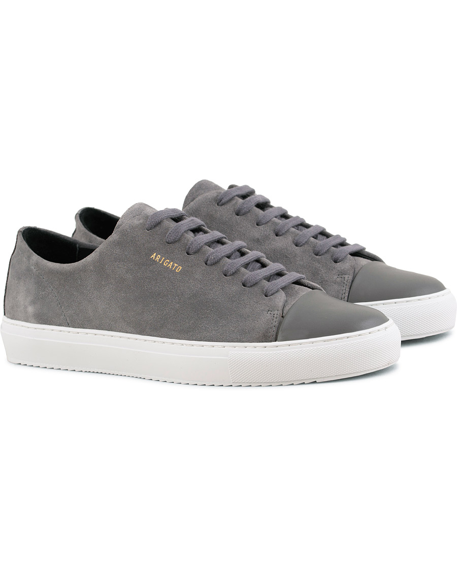Herre | Axel Arigato Cap Toe Sneaker Dark Grey Suede | Axel Arigato | Cap Toe Sneaker Dark Grey Suede