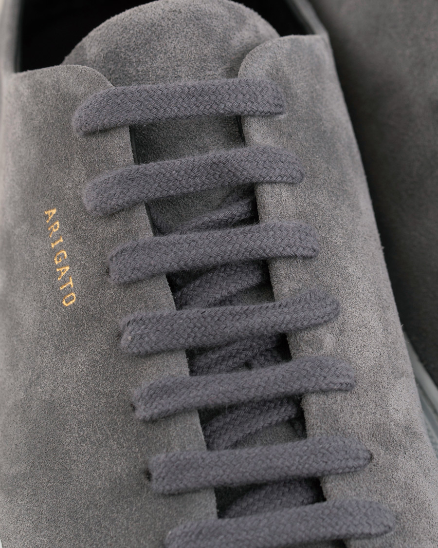 Herre | Axel Arigato Cap Toe Sneaker Dark Grey Suede | Axel Arigato | Cap Toe Sneaker Dark Grey Suede