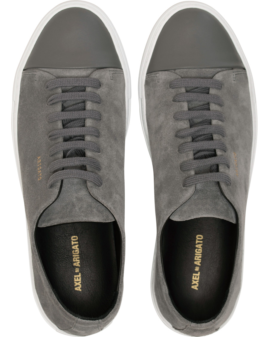 Herre | Axel Arigato Cap Toe Sneaker Dark Grey Suede | Axel Arigato | Cap Toe Sneaker Dark Grey Suede