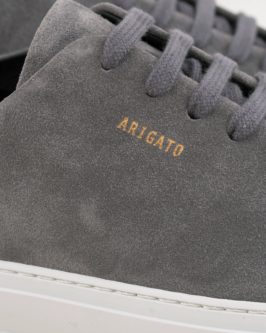 Herre | Axel Arigato Cap Toe Sneaker Dark Grey Suede | Axel Arigato | Cap Toe Sneaker Dark Grey Suede