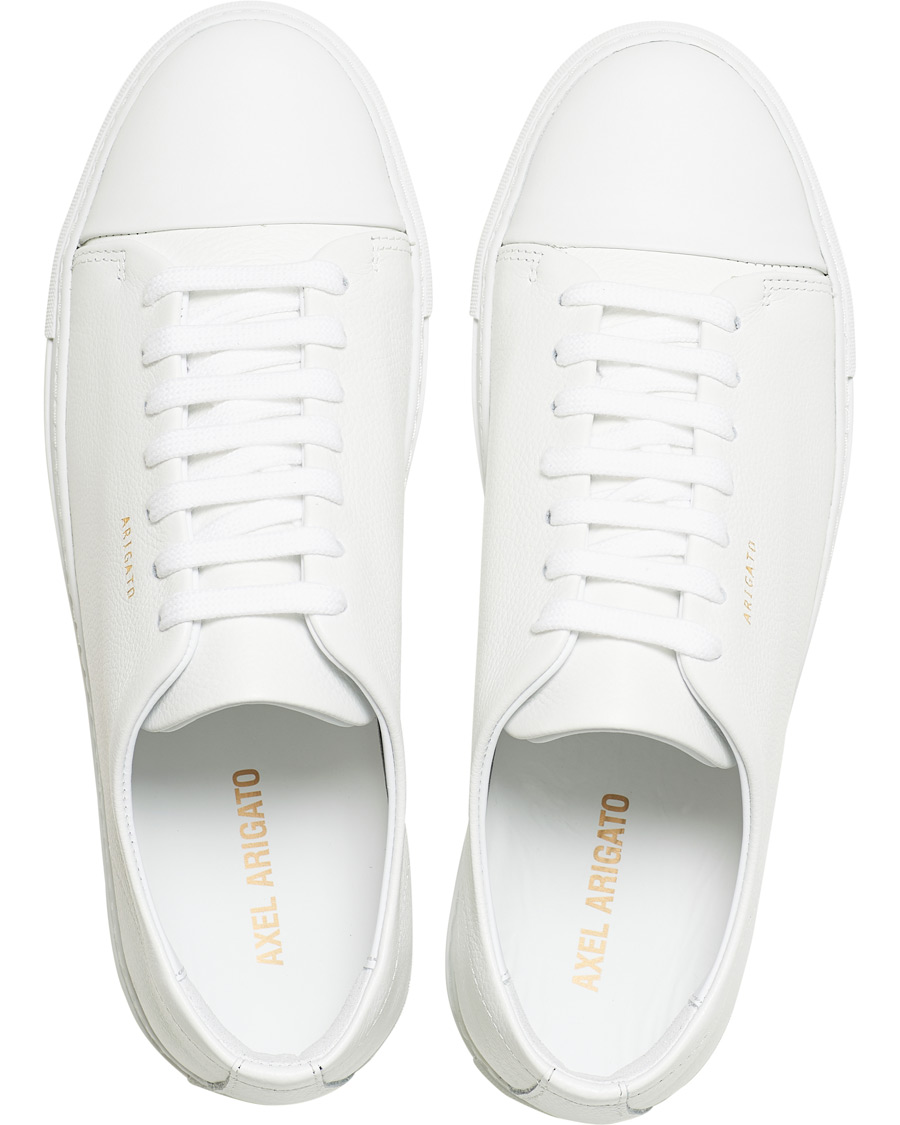 Herre | Axel Arigato Cap Toe Sneaker White Leather | Axel Arigato | Cap Toe Sneaker White Leather