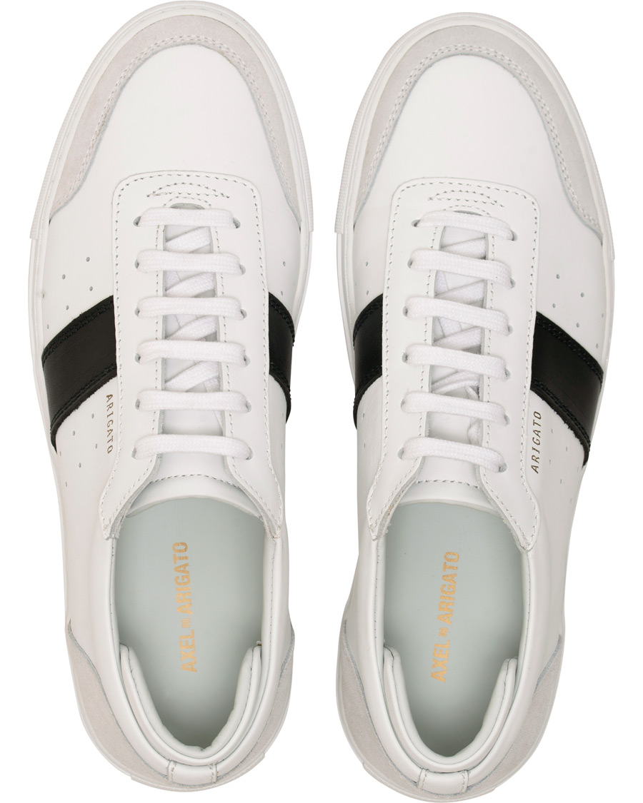 Herre | Axel Arigato Dunk Sneaker White Leather/Black | Axel Arigato | Dunk Sneaker White Leather/Black