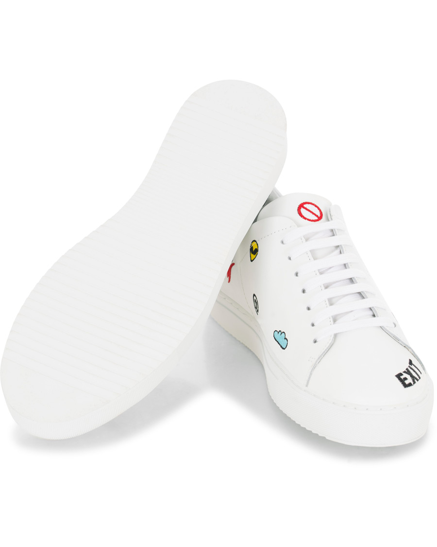 Herre | Axel Arigato Clean 90 Emoji Sneaker White Leather | Axel Arigato | Clean 90 Emoji Sneaker White Leather