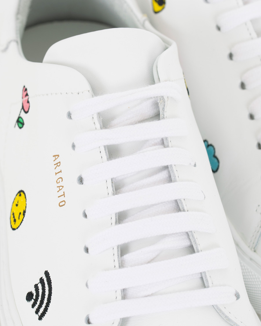 Herre | Axel Arigato Clean 90 Emoji Sneaker White Leather | Axel Arigato | Clean 90 Emoji Sneaker White Leather