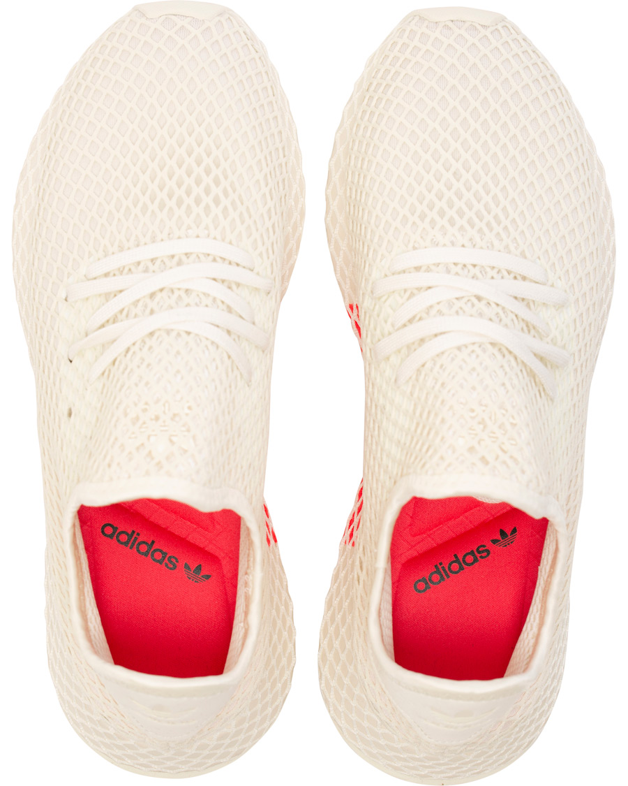 adidas Originals Deerupt Runner Sneaker Off White hos CareOfCarl.no
