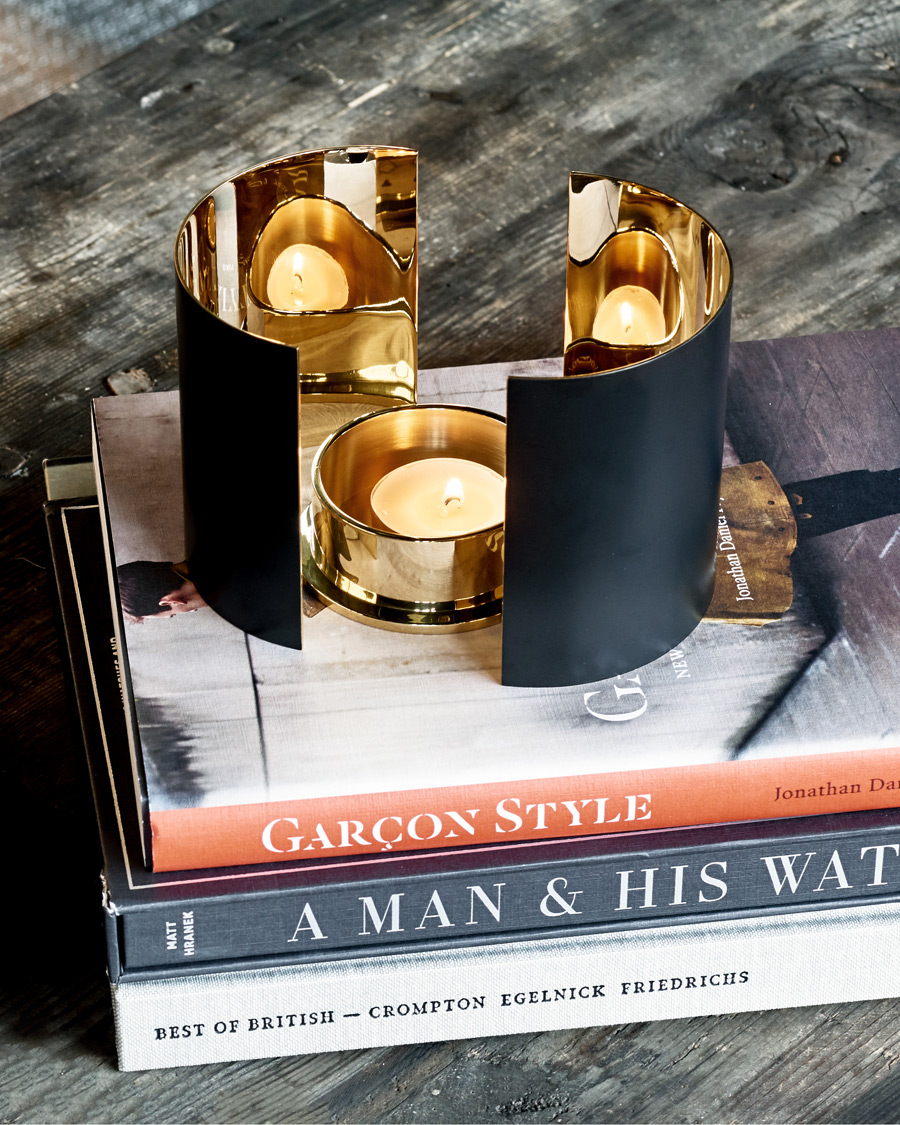 Herre | | Skultuna | Candle Holder Infinity Large Black