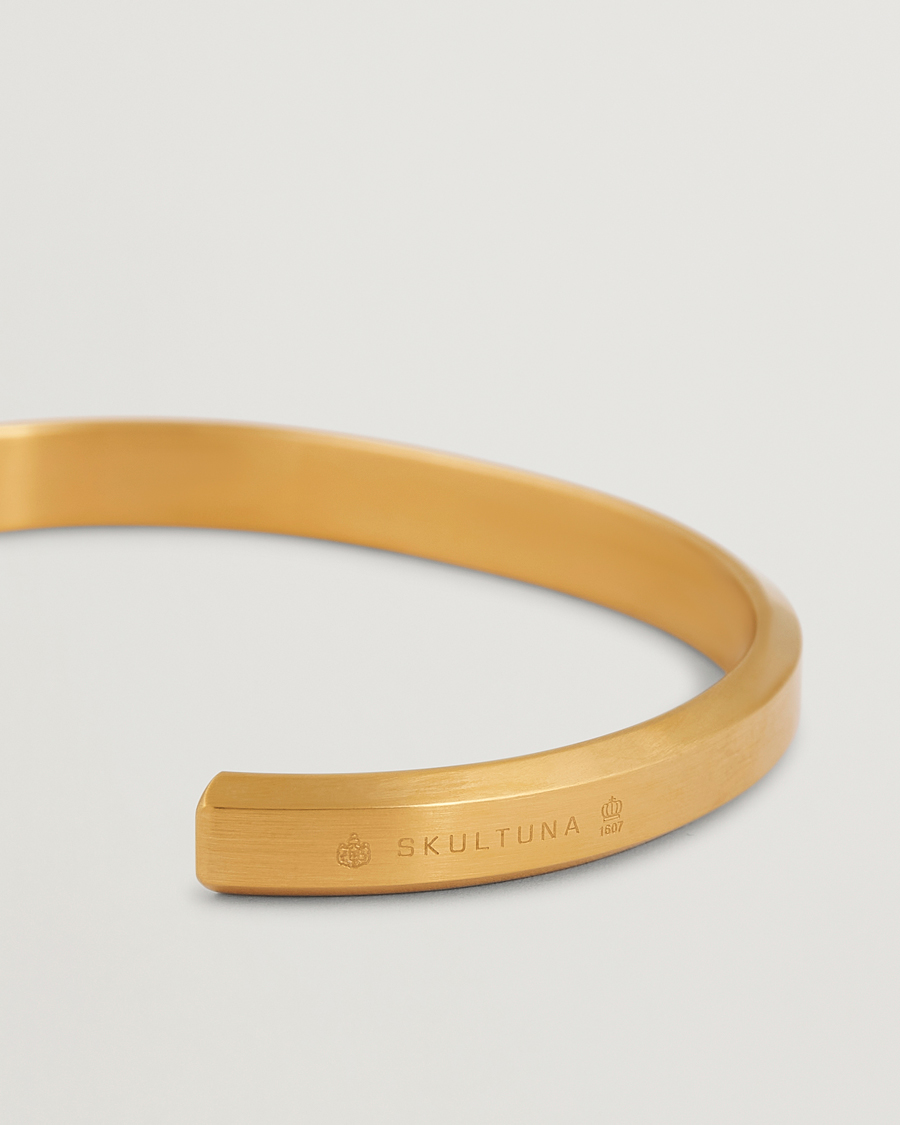 Herre | Skultuna Icon Cuff Matte Gold | Skultuna | Icon Cuff Matte Gold