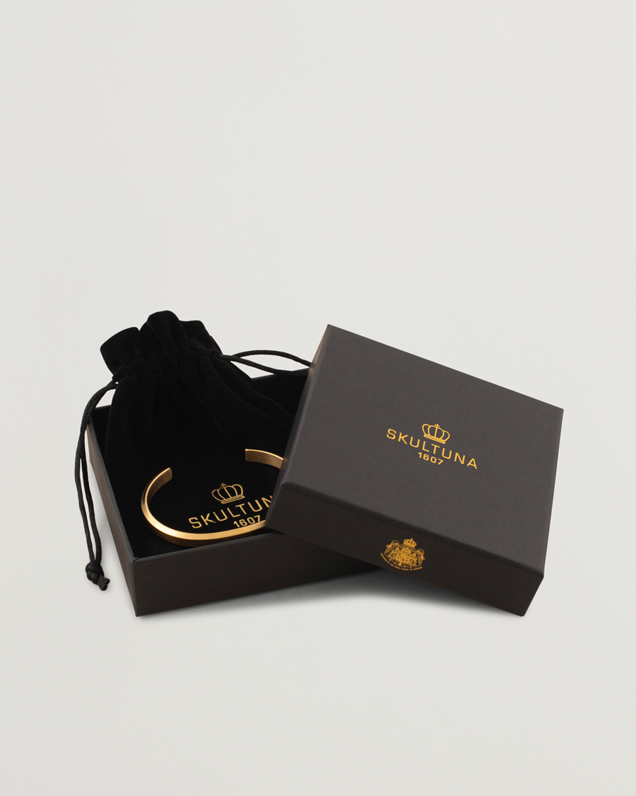 Herre | Smykker | Skultuna | Icon Cuff Matte Gold