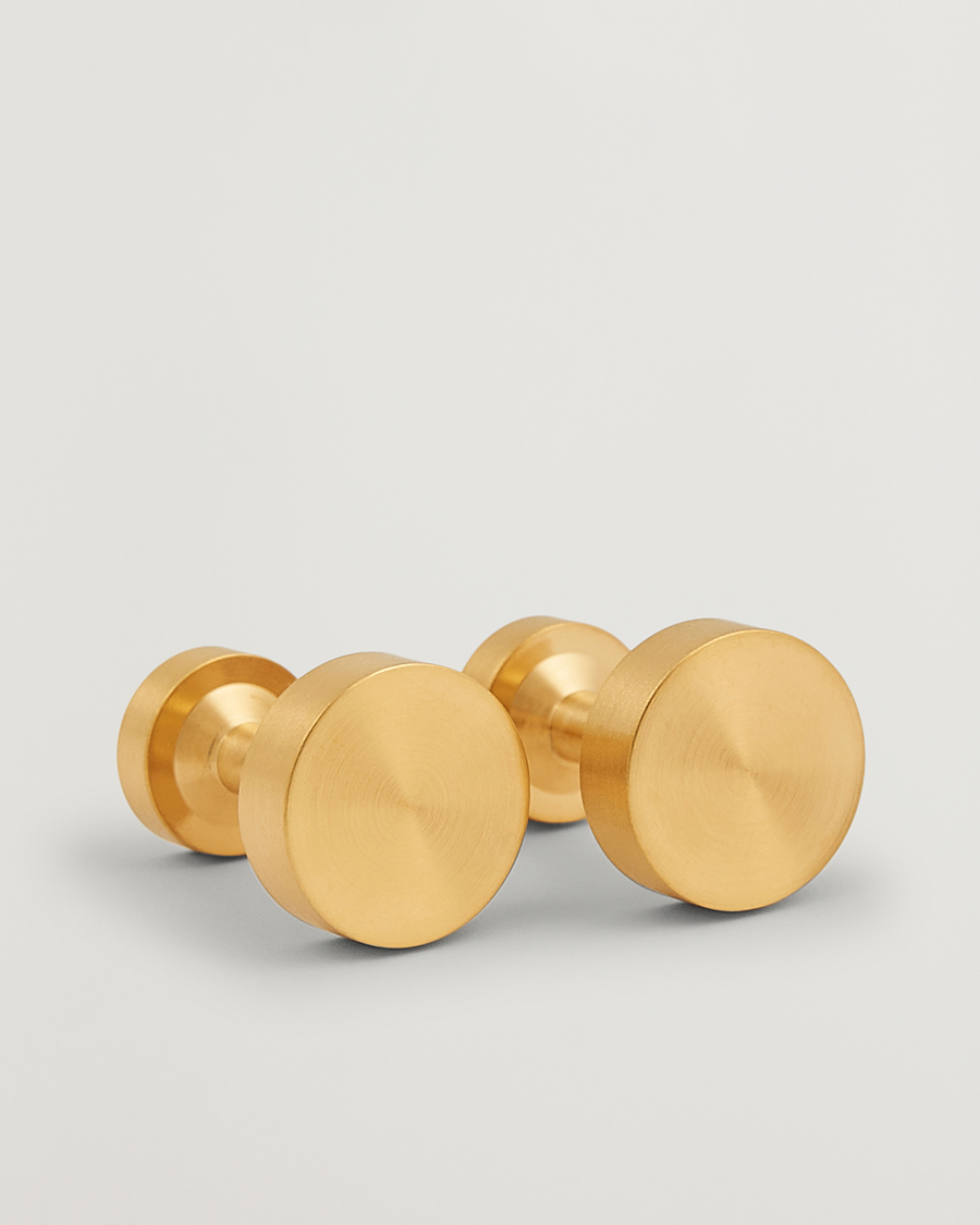 Herre | Skultuna The Icon Cuffs Matte Gold | Skultuna | The Icon Cuffs Matte Gold