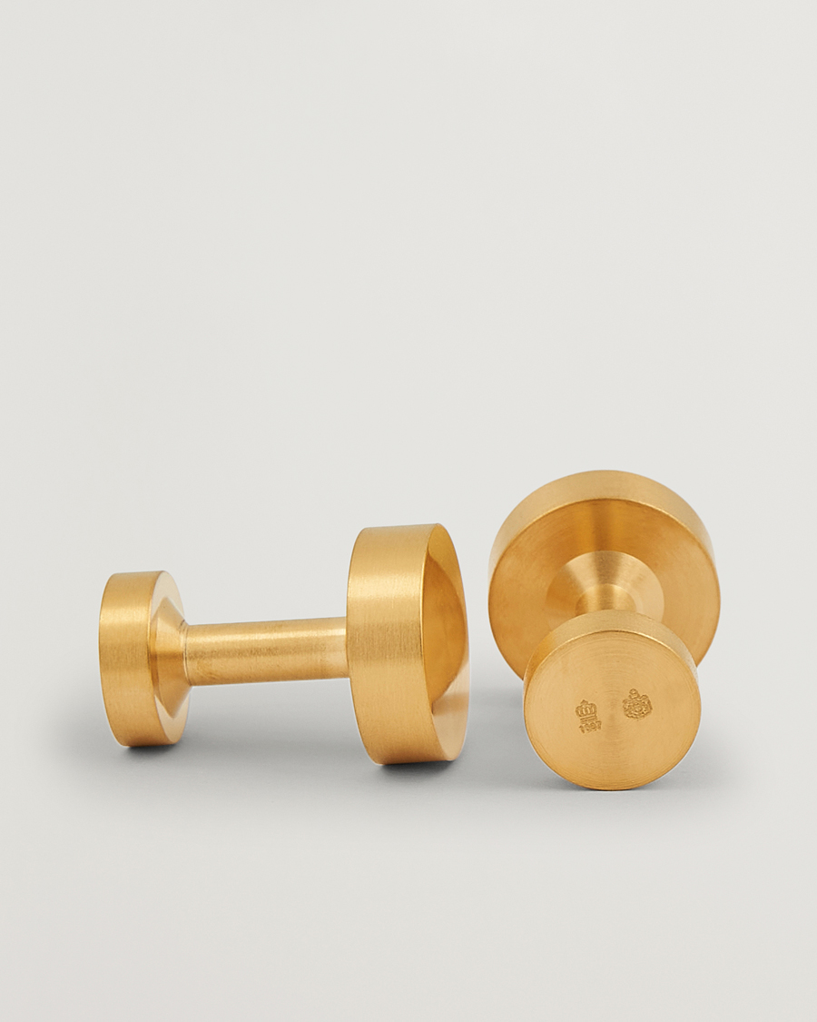 Herre | Skultuna The Icon Cuffs Matte Gold | Skultuna | The Icon Cuffs Matte Gold