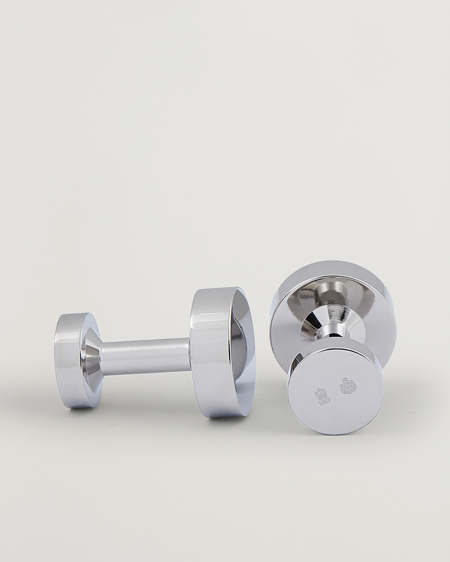 Men | Cufflinks | Skultuna | The Icon Cuffs Polished Steel