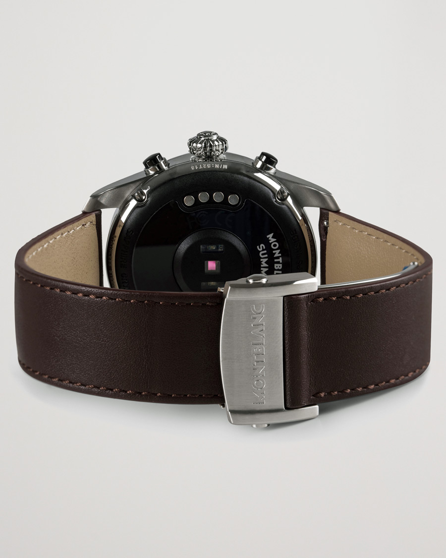 Herre | | Montblanc | Summit2 42mm Smartwatch Steel Bicolor / Brown Calf