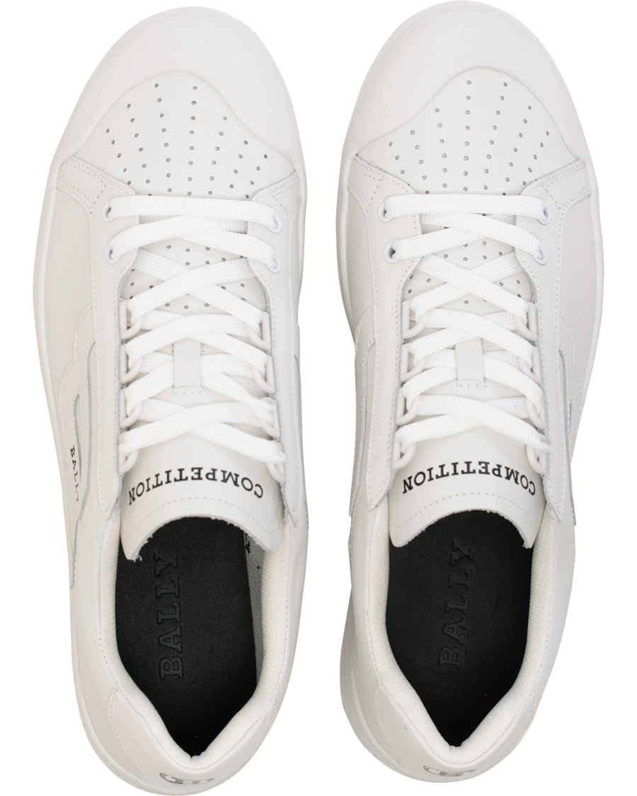 Herre | Bally New Competition Sneaker White Calf | Bally | New Competition Sneaker White Calf