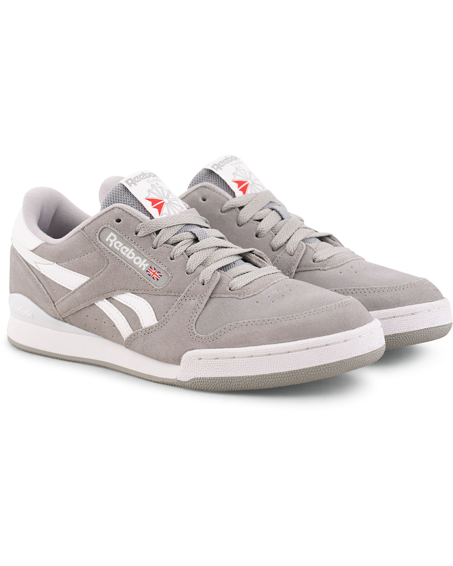 Herre | Reebok Phase 1 Pro Mu Low Sneaker Grey Suede | Reebok | Phase 1 Pro Mu Low Sneaker Grey Suede
