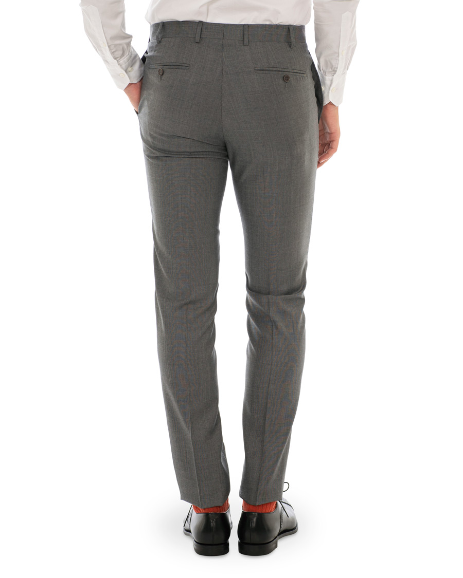 Herre | Dresser | Canali | Capri Wool Shark Skin Suit Grey