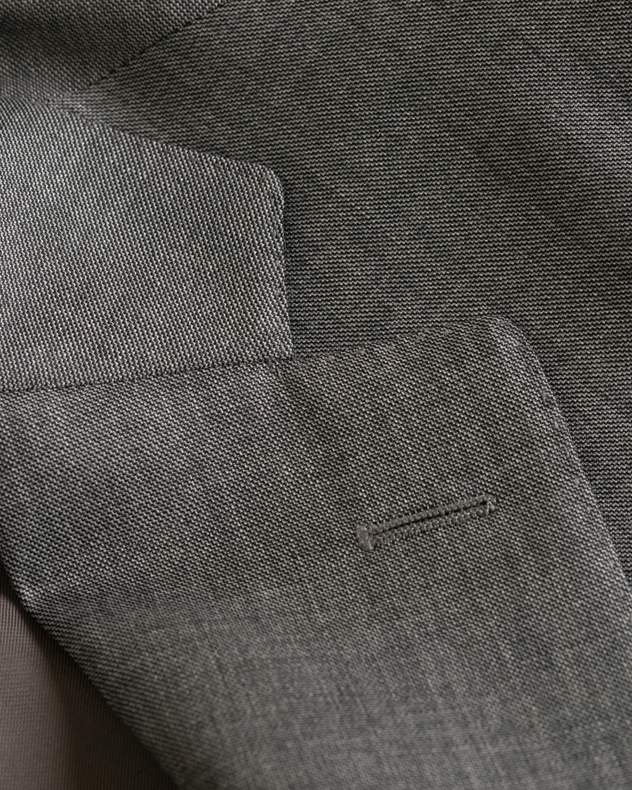 Herre | Dresser | Canali | Capri Wool Shark Skin Suit Grey