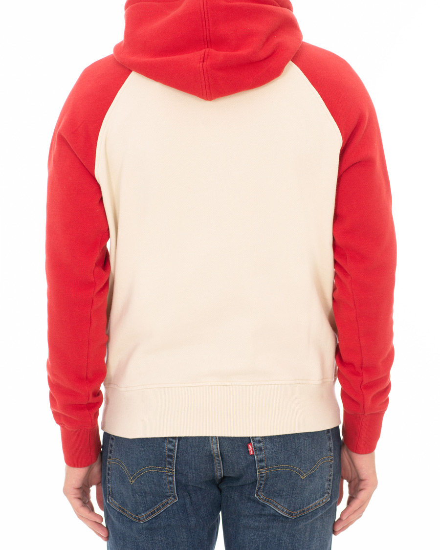 Herre | Gensere | AMI | Retro Hoodie Red/White