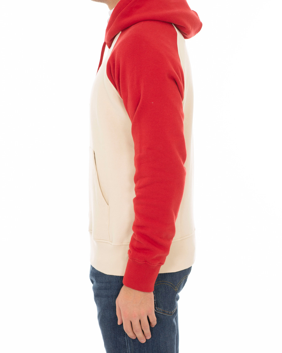 Herre | Gensere | AMI | Retro Hoodie Red/White