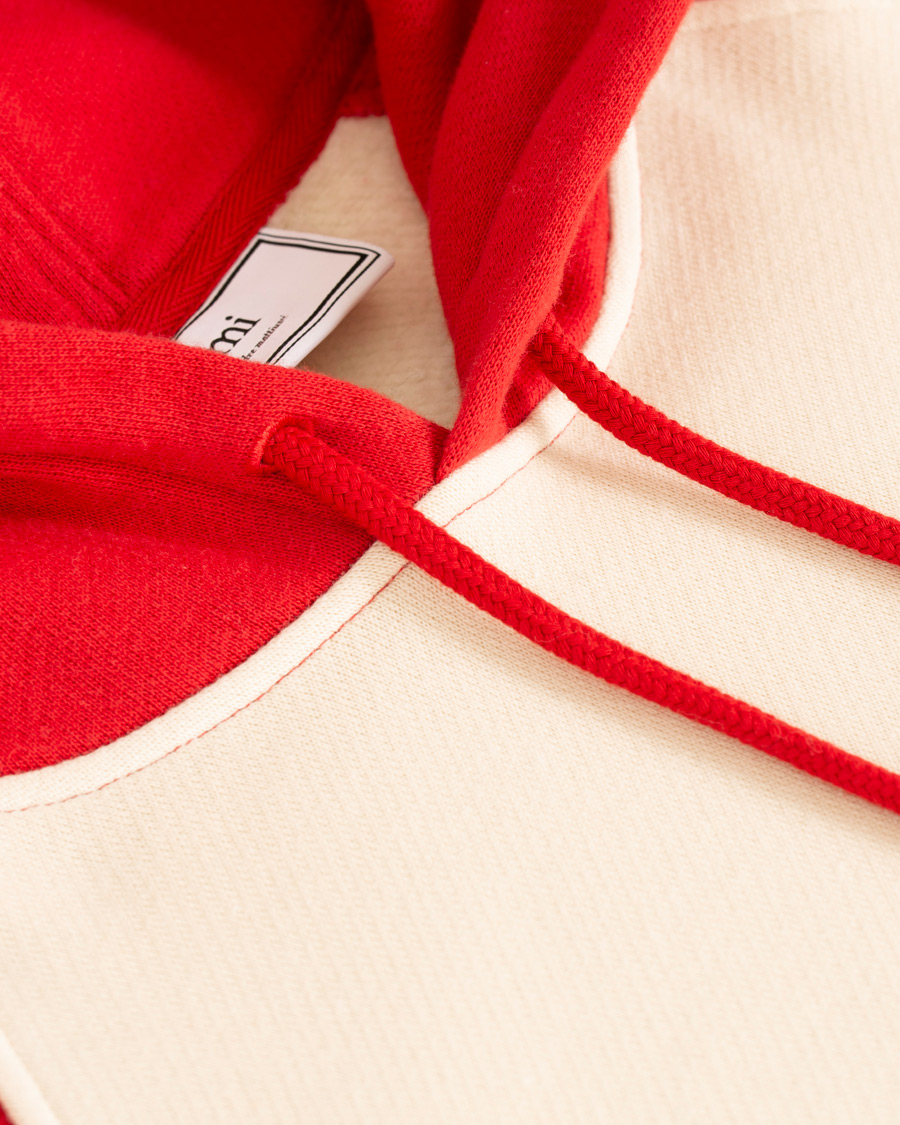 Herre | Gensere | AMI | Retro Hoodie Red/White
