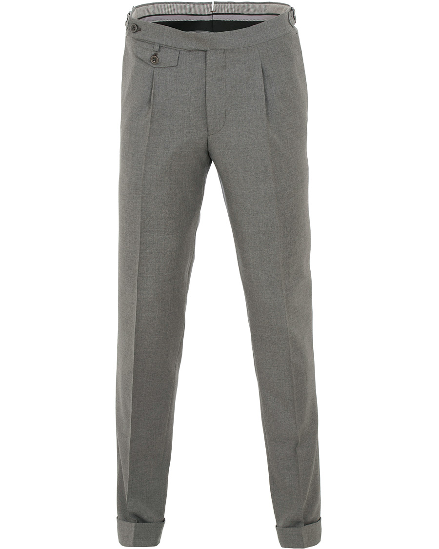 Herre | Bukser | Morris Heritage | Jason Plain Trousers Grey