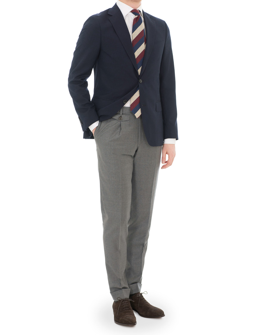 Herre | Bukser | Morris Heritage | Jason Plain Trousers Grey