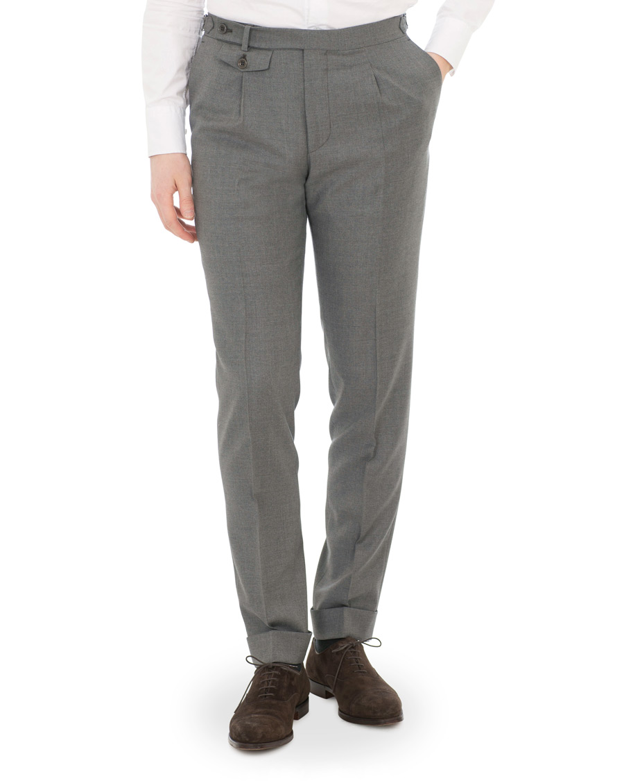 Herre |  | Morris Heritage | Jason Plain Trousers Grey