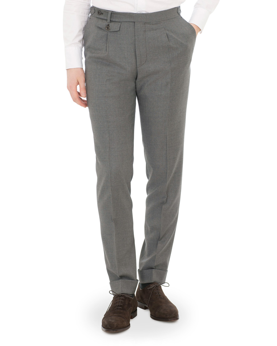 Herre | Bukser | Morris Heritage | Jason Plain Trousers Grey
