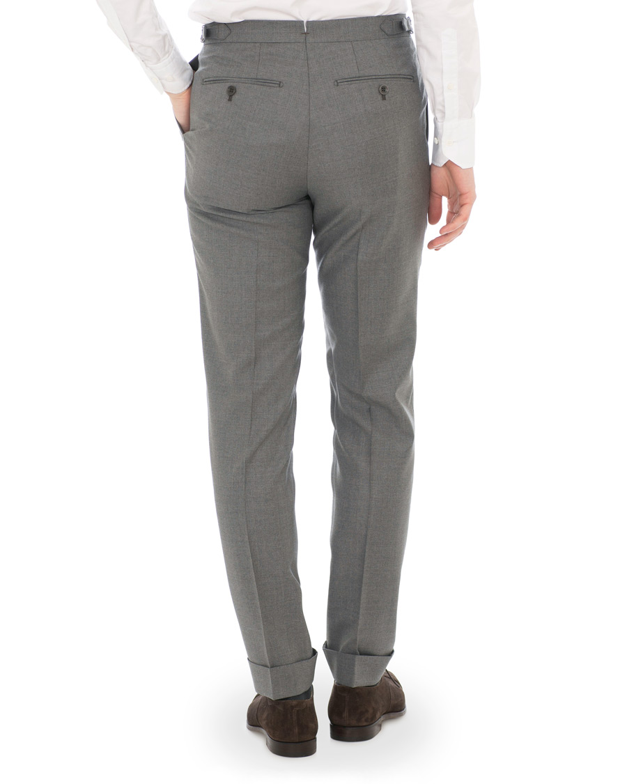 Herre | Bukser | Morris Heritage | Jason Plain Trousers Grey