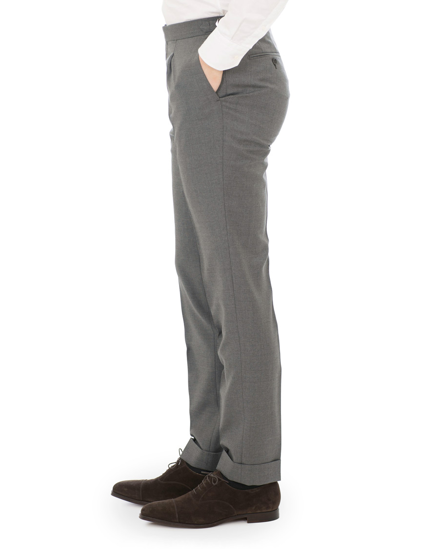 Herre | Bukser | Morris Heritage | Jason Plain Trousers Grey