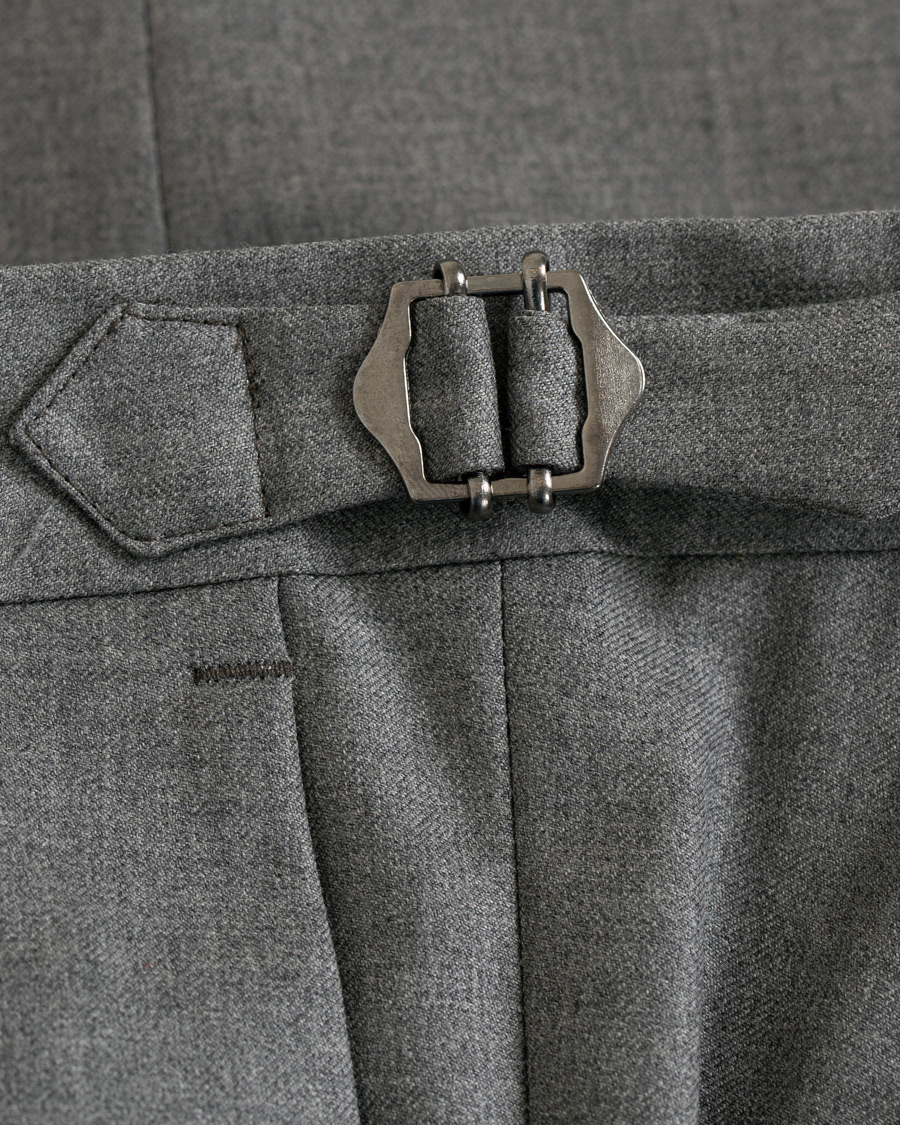 Herre | Bukser | Morris Heritage | Jason Plain Trousers Grey