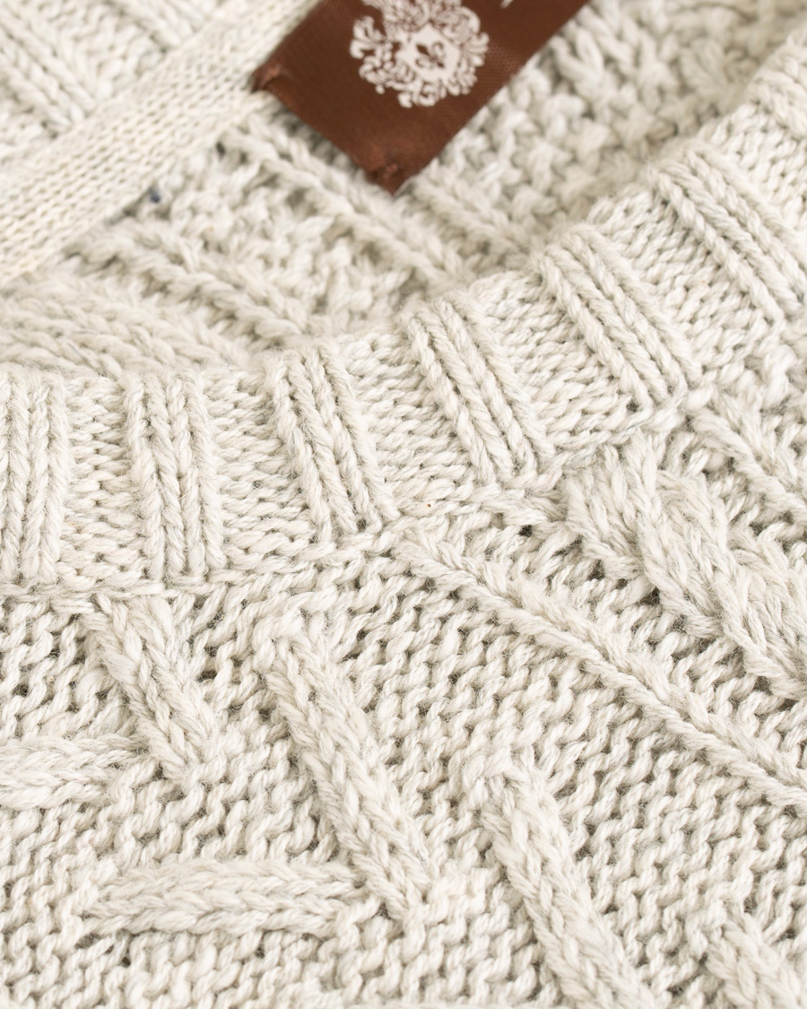Herre | Gensere | Morris Heritage | Cable Sweater Grey