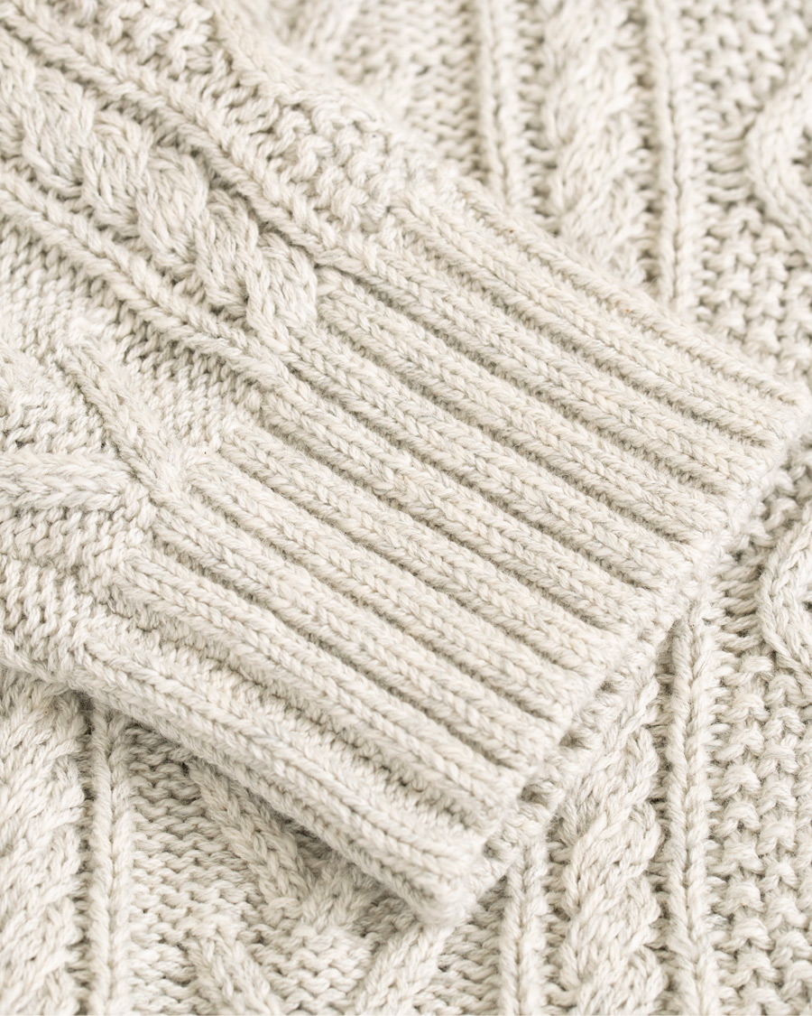 Herre | Gensere | Morris Heritage | Cable Sweater Grey