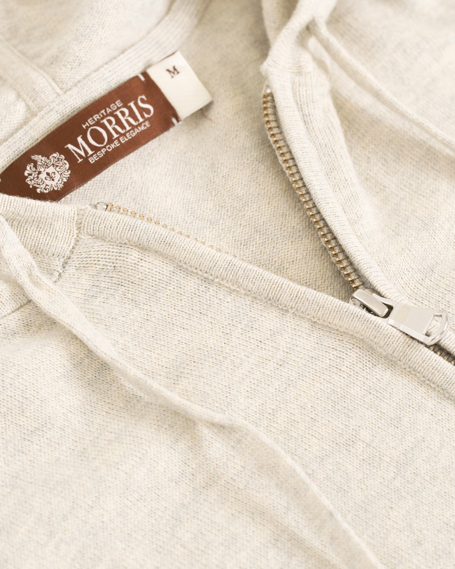Herre | Gensere | Morris Heritage | Full Zip Hoodie Grey