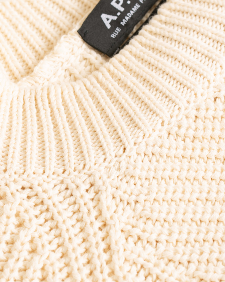 Herre | Gensere | A.P.C. | Shinji Fisherman Knit Off White