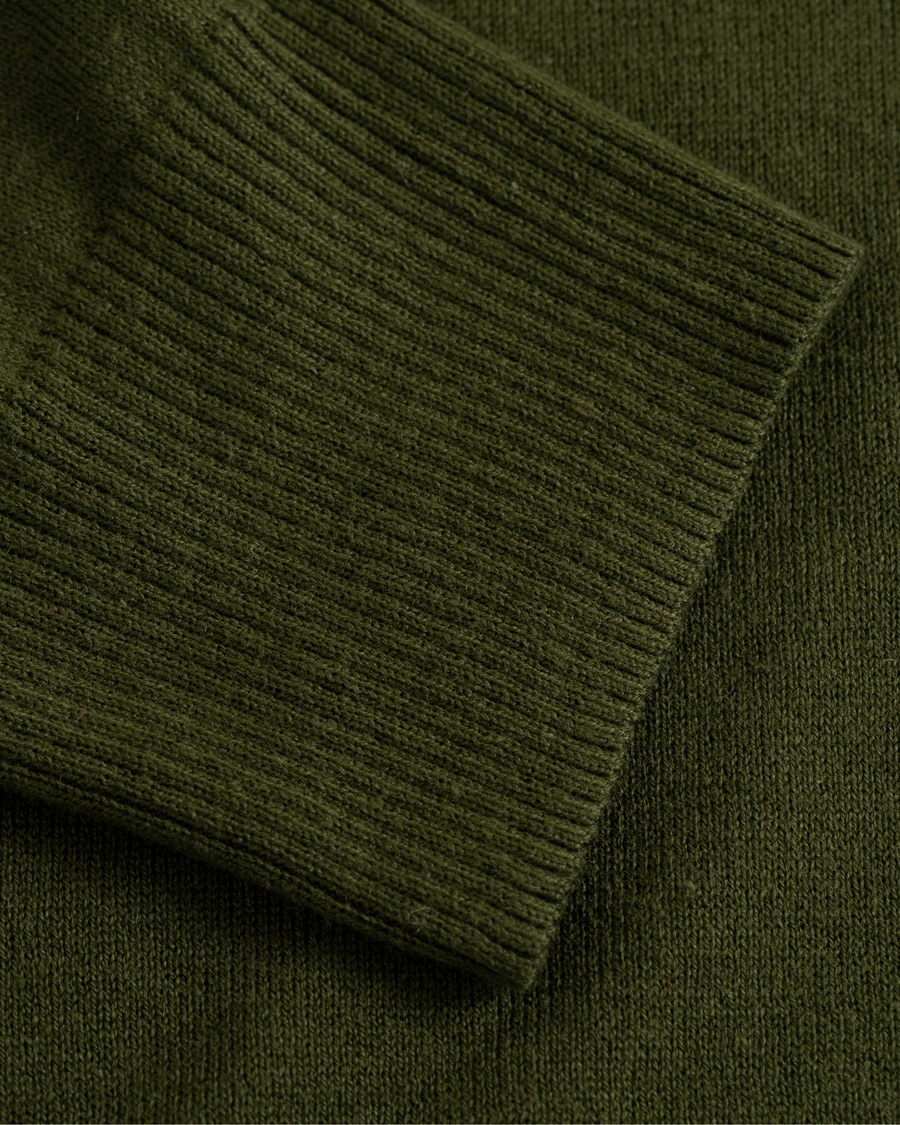 Herre | Gensere | A.P.C. | Ernest Shoulder Patch Knit Khaki Military