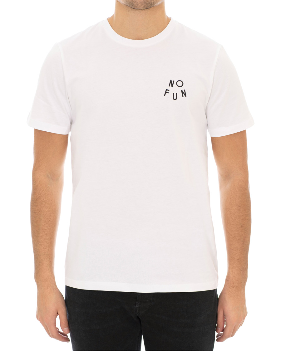 Herre | T-Shirts | A.P.C. | No Fun T-shirt White