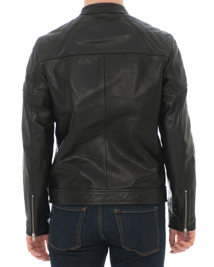 Herre | Jakker | A.P.C. | Coffee Racer Leather Jacket Black
