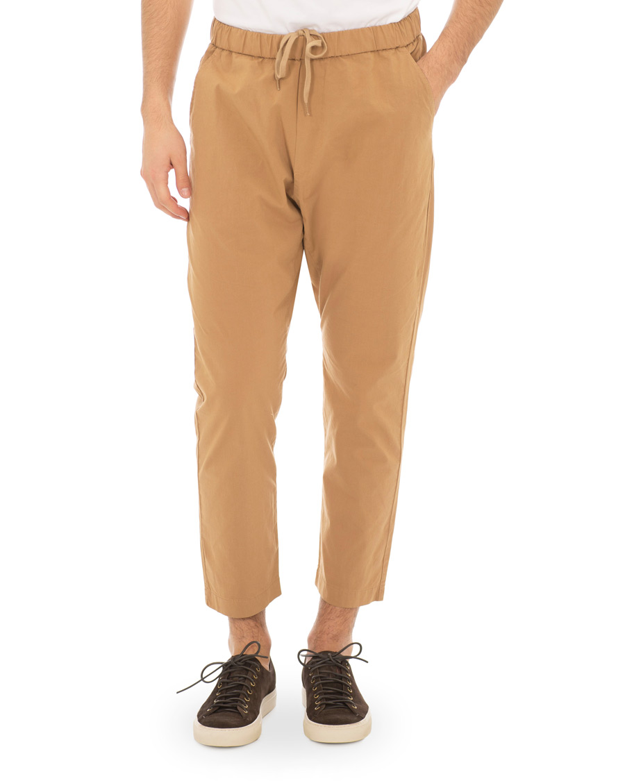 Herre | Bukser | Barena | Arenga Cotton Drawstring Trousers Khaki