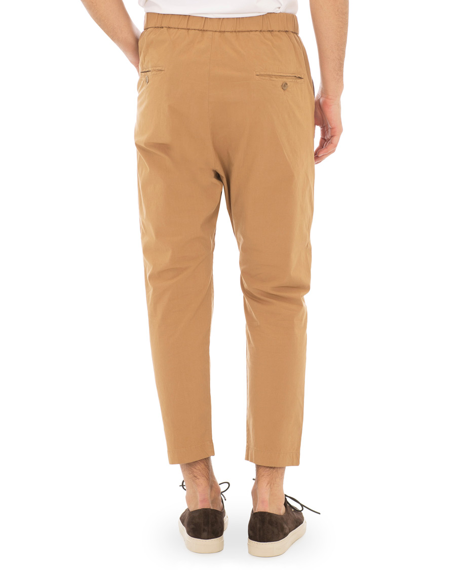 Herre | Bukser | Barena | Arenga Cotton Drawstring Trousers Khaki