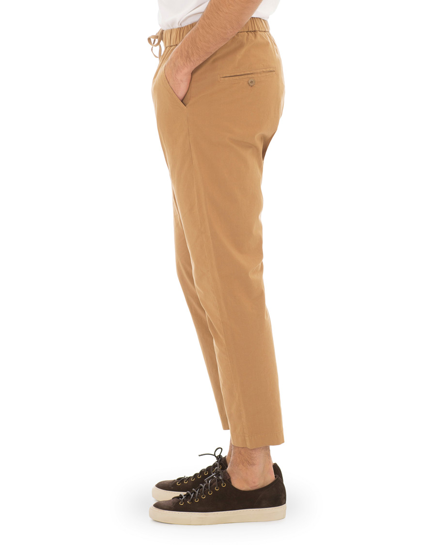 Herre | Bukser | Barena | Arenga Cotton Drawstring Trousers Khaki